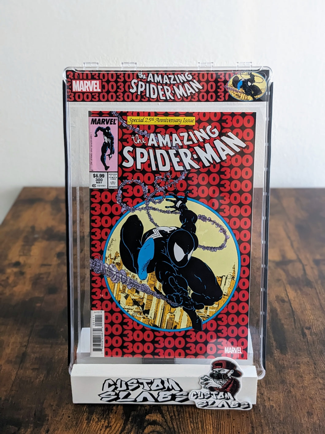 (CASE AND LABEL ONLY) AMAZING SPIDERMAN #300 CUSTOM SLAB!