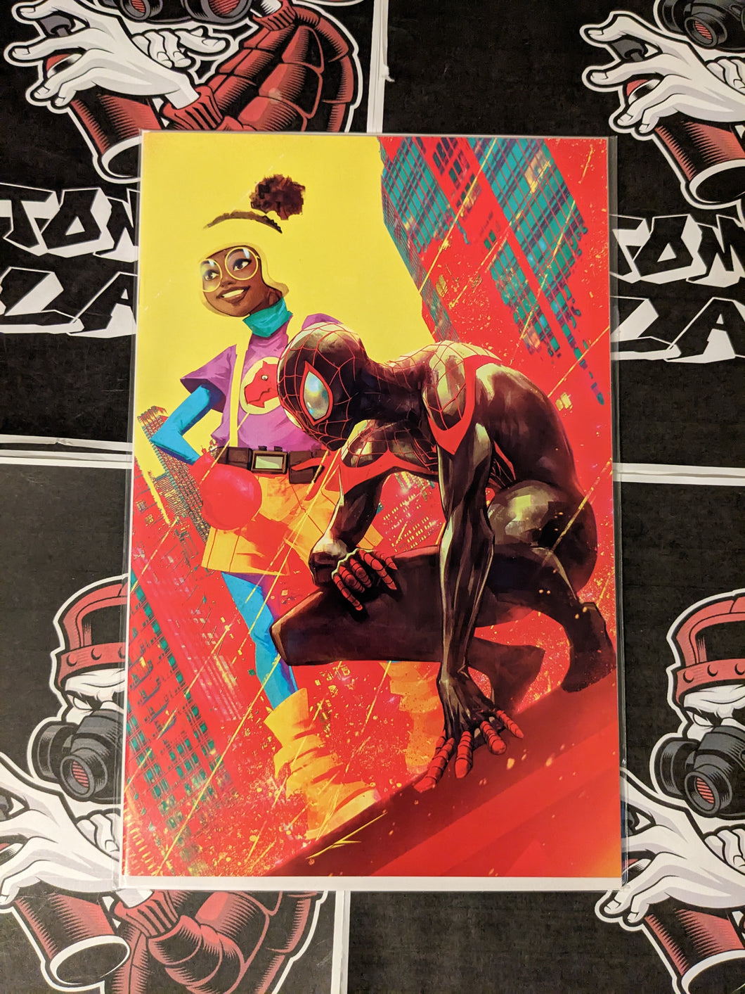 Miles Morales Spider-man & Moongirl #1  virgin exclusive Tao