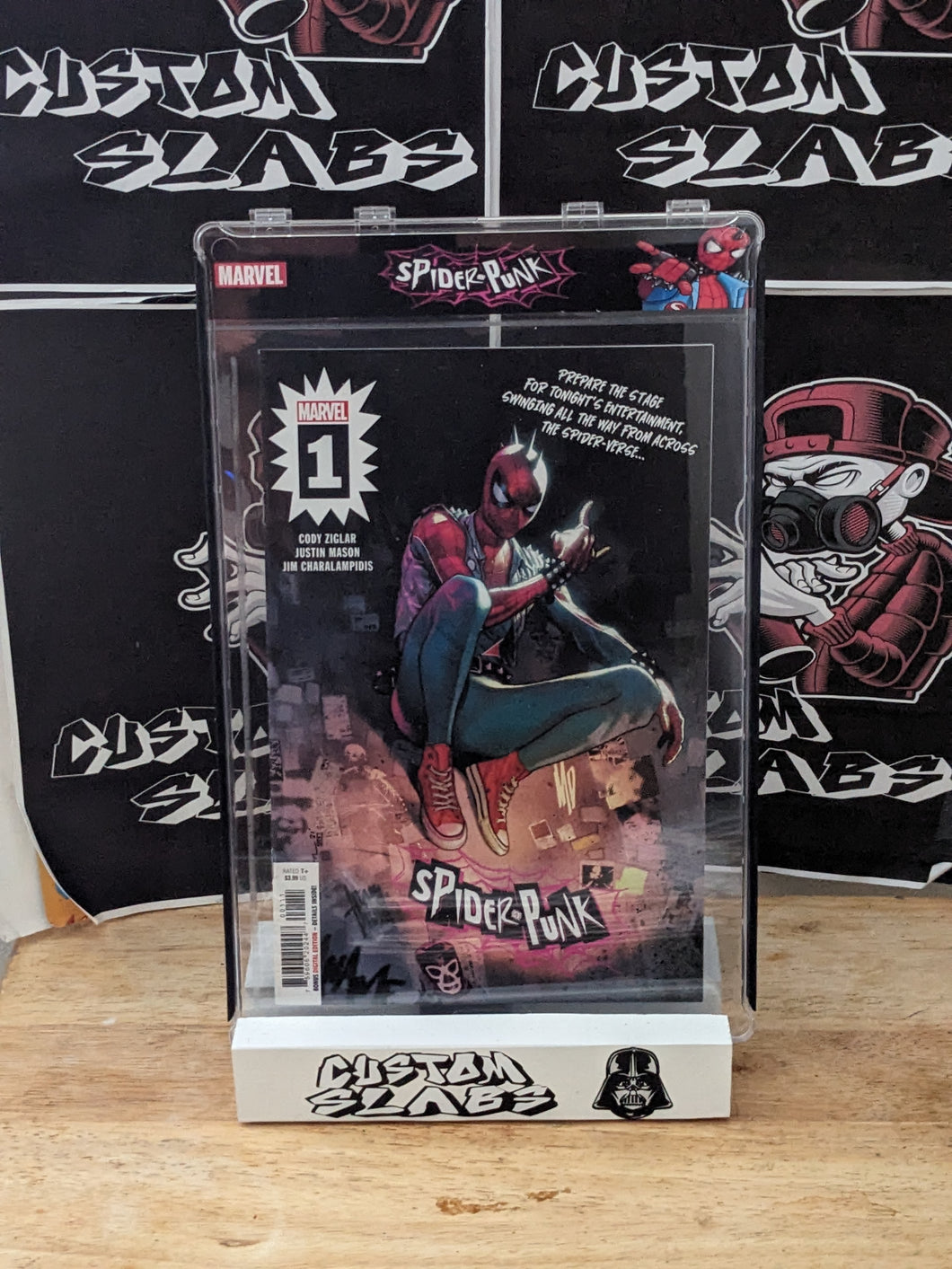 (Case and Label only) Spider-punk Custom Slab!