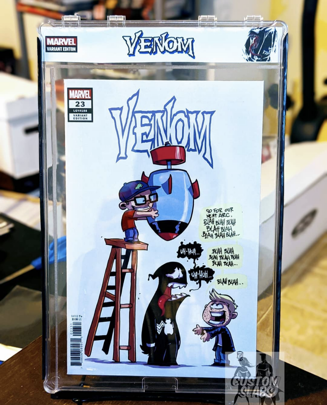 (Case and Label only) Venom white