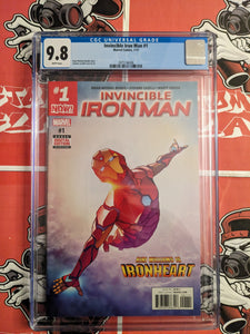 Invincible Ironman #1 #11 CGC 9.8 SET