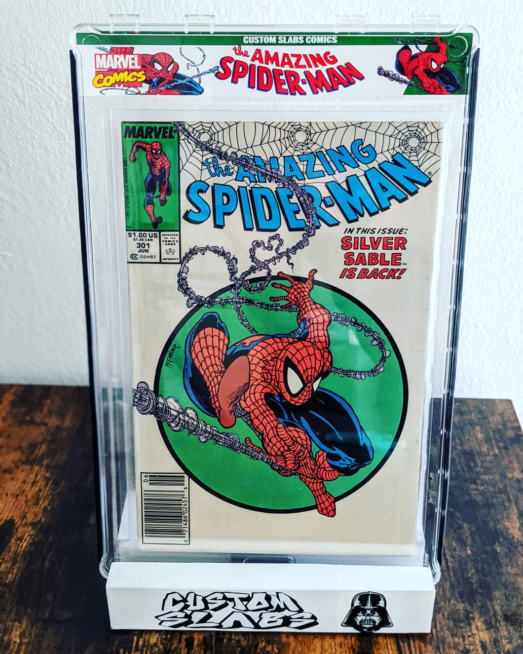 (Case and Label only) Amazing Spider-man # 301 Custom Slab!