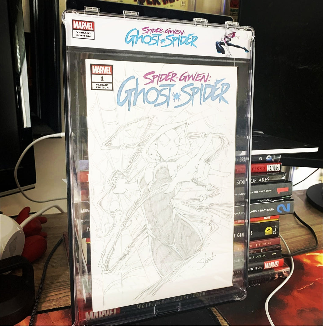 (Case and Label only) Spider-Gwen #1 Custom Slab!