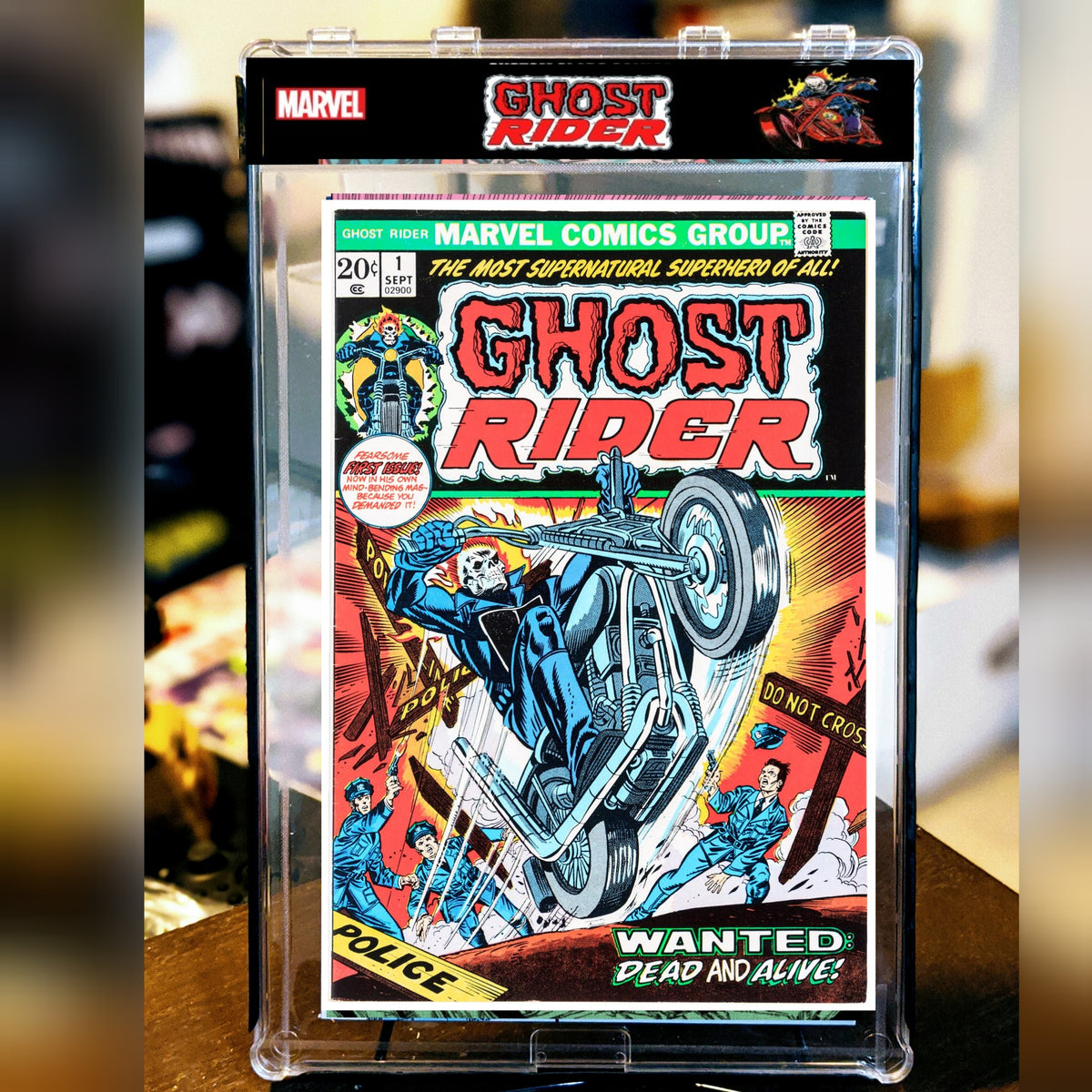 (Case & Label only) Ghost Rider #1 Custom Slab! – Custom Slabs and comics