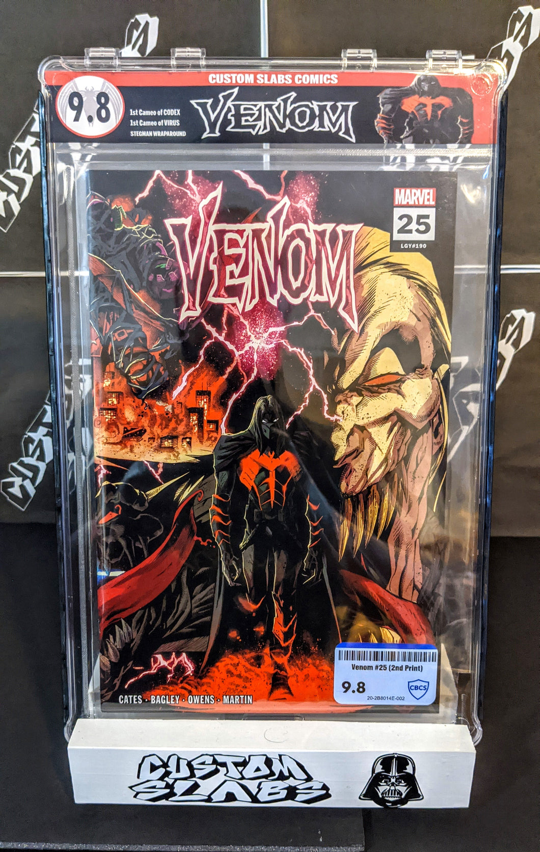 Venom #25 2nd Print CBCS 9.8 Custom Slab