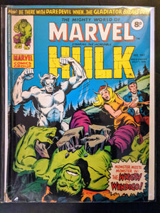 Mighty World of Marvel #198 UK Hulk 181 180!