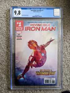 Invincible Ironman #1 CGC 9.8 RiRi Williams