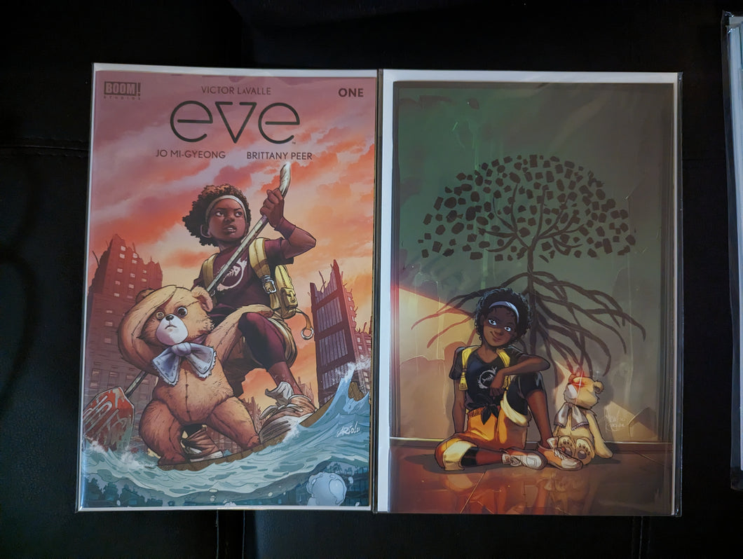 Eve #1 cvr A and 1:10 set Boom studios