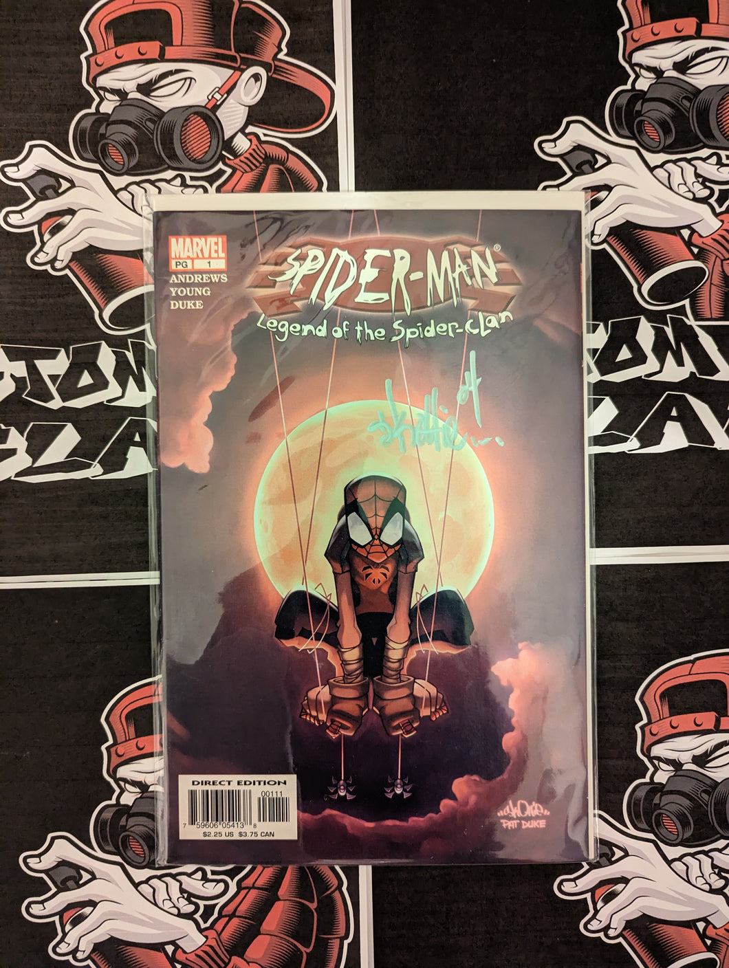 Spiderman legend of the spider clan #1 Signed Skottie Young