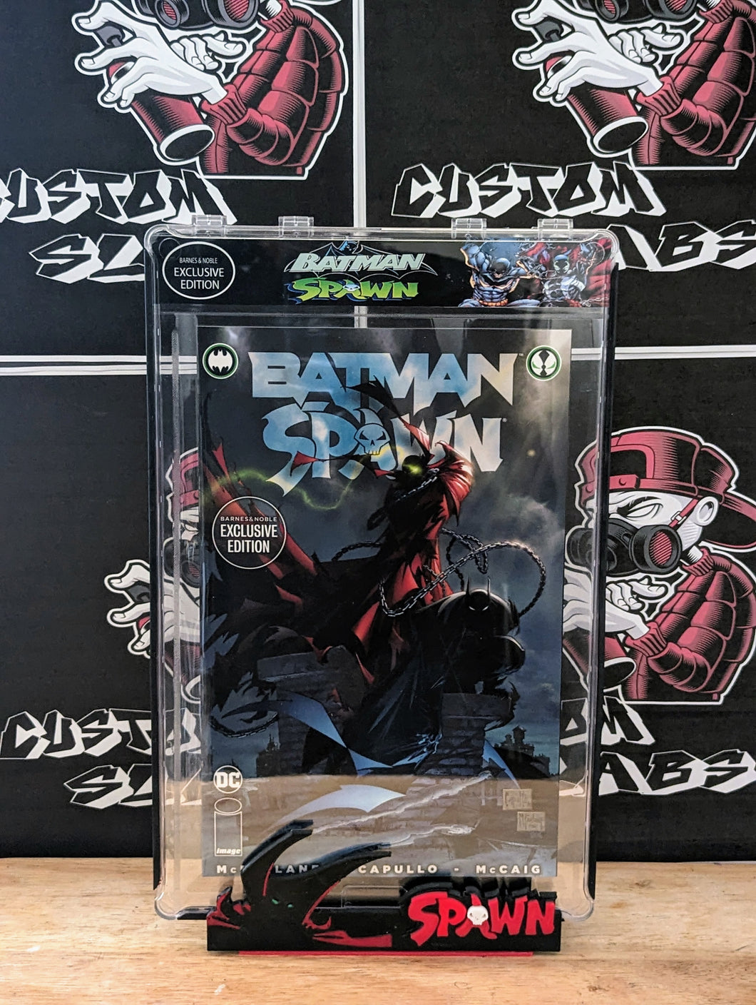 Batman Spawn #1 Custom Slab!